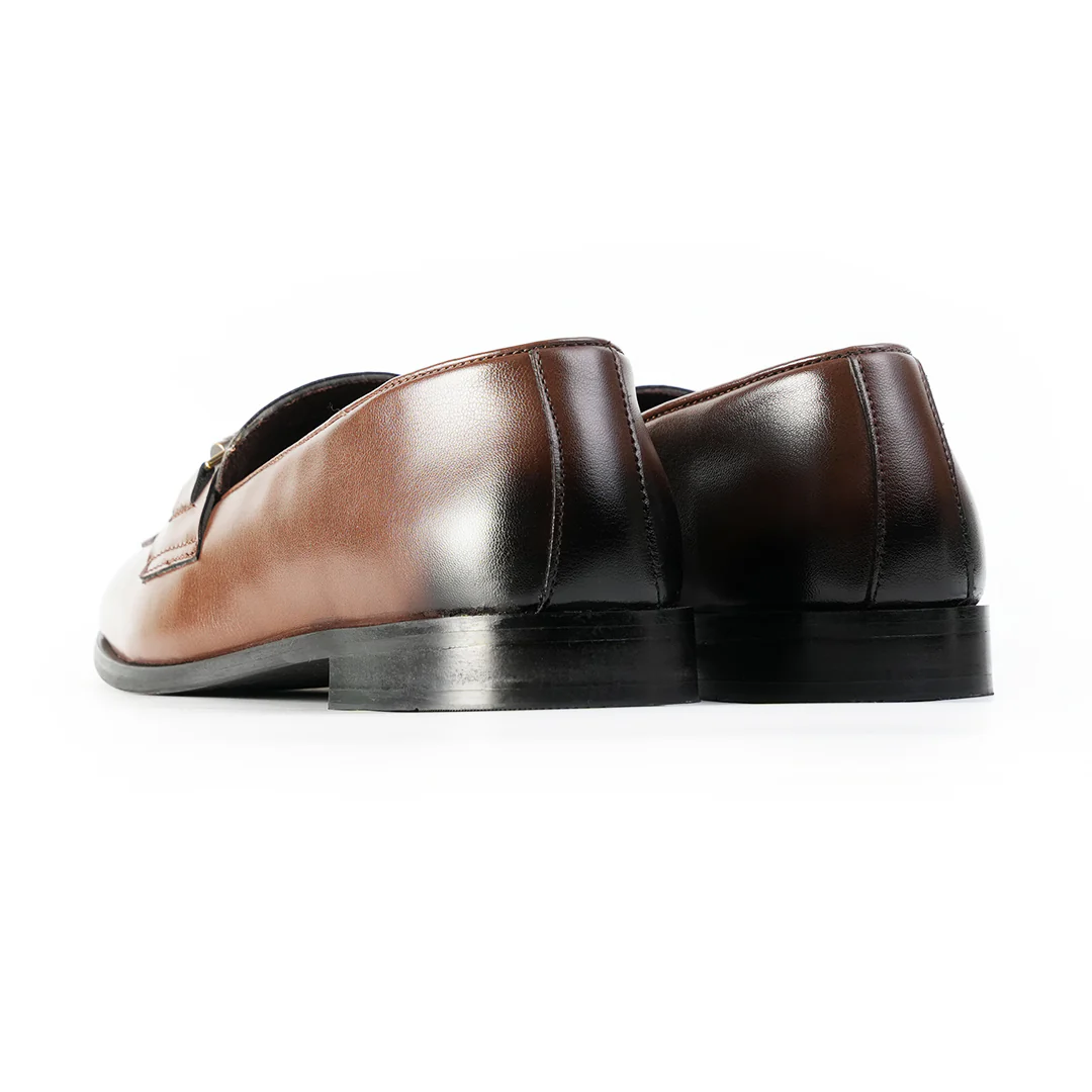 Monkstory Braided-Bit Horsebit Loafers – Burnished Brown - Image 11