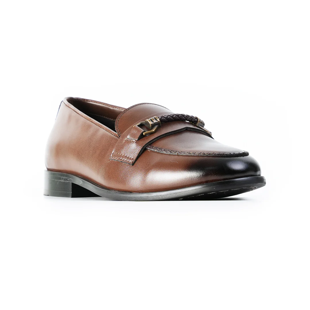 Monkstory Braided-Bit Horsebit Loafers – Burnished Brown - Image 4