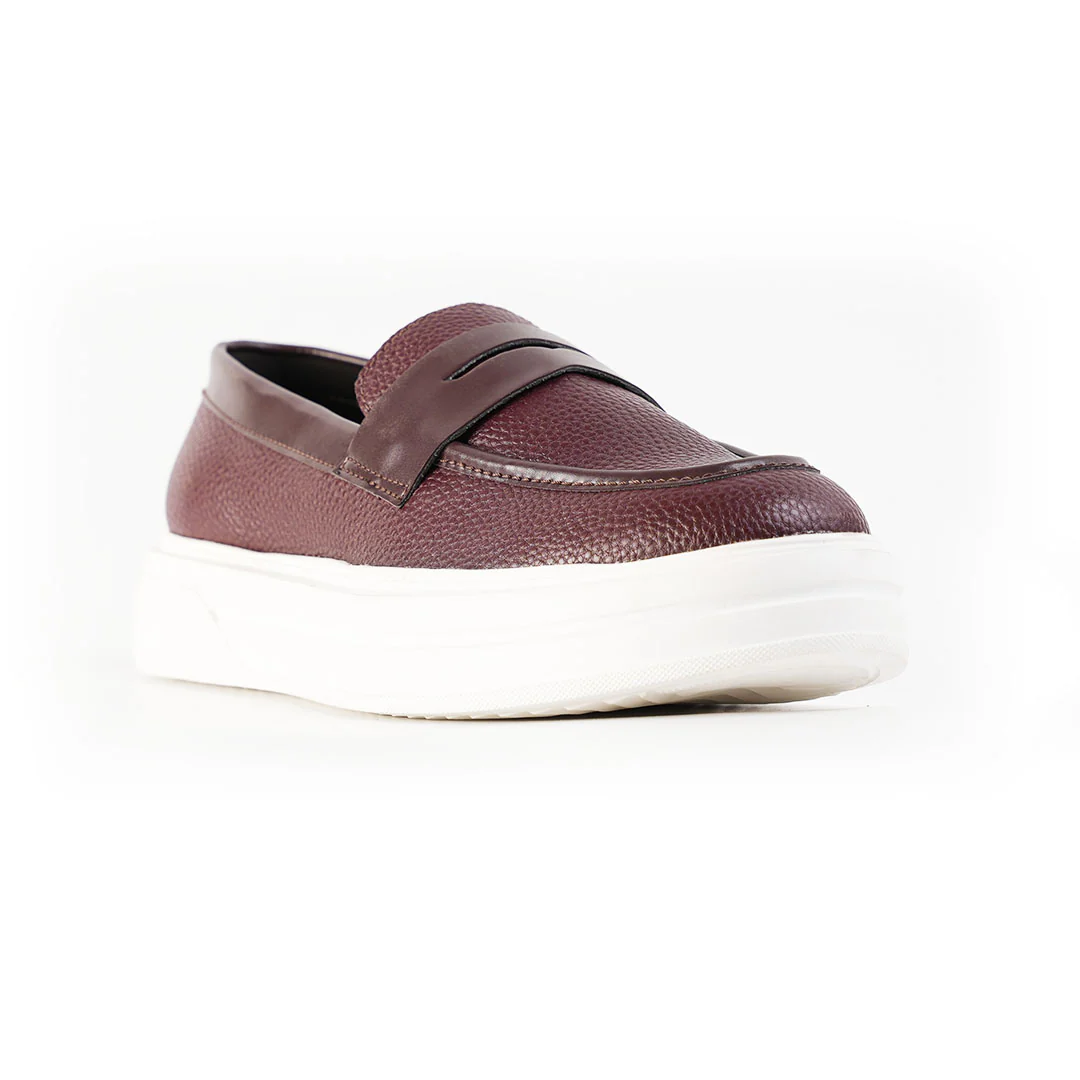 Monkstory Chunky Luxe Slip-On Sneakers - Deep Burgundy - Image 7