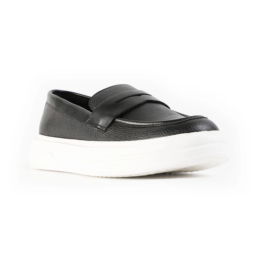 Monkstory Chunky Luxe Slip-On Sneakers - Royal Black - Image 7