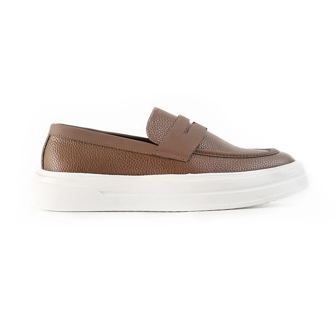 Monkstory Chunky Luxe Slip-On Sneakers - Tabac Brown - Image 4
