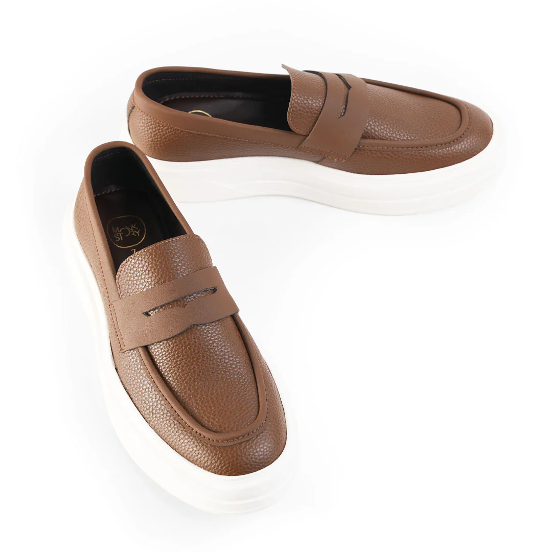 Monkstory Chunky Luxe Slip-On Sneakers - Tabac Brown - Image 5