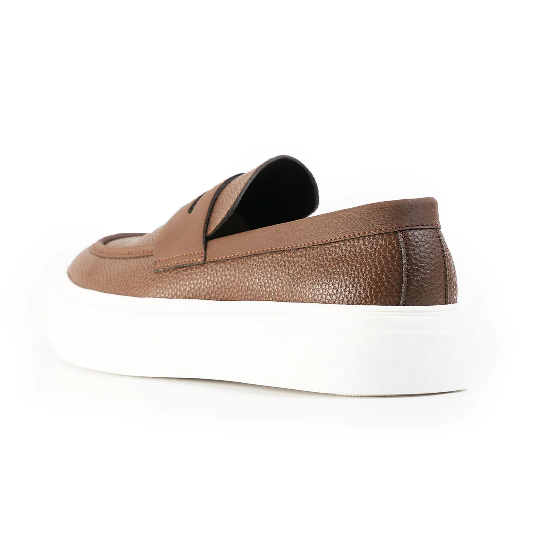Monkstory Chunky Luxe Slip-On Sneakers - Tabac Brown - Image 9