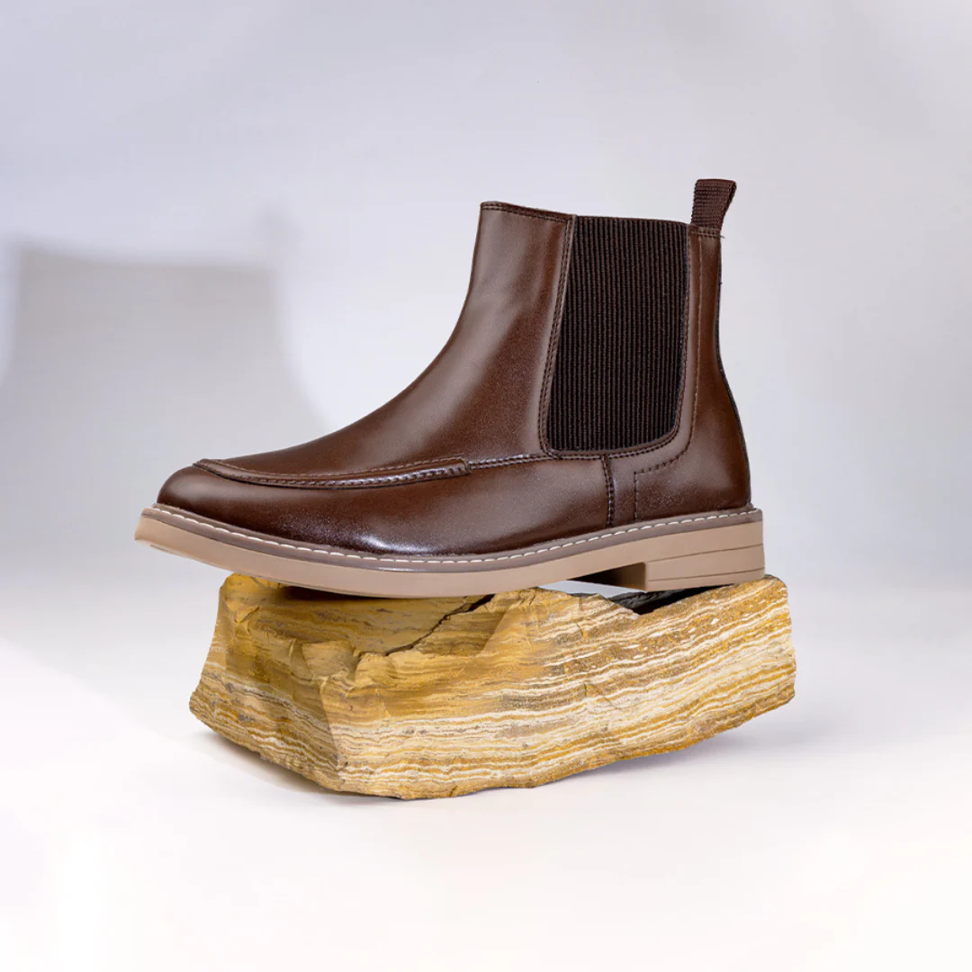 Monkstory Classic Chelsea Boots - Mocha Brown - Image 3