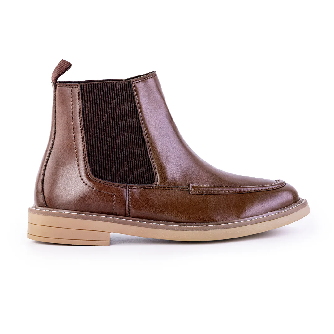 Monkstory Classic Chelsea Boots - Mocha Brown - Image 4