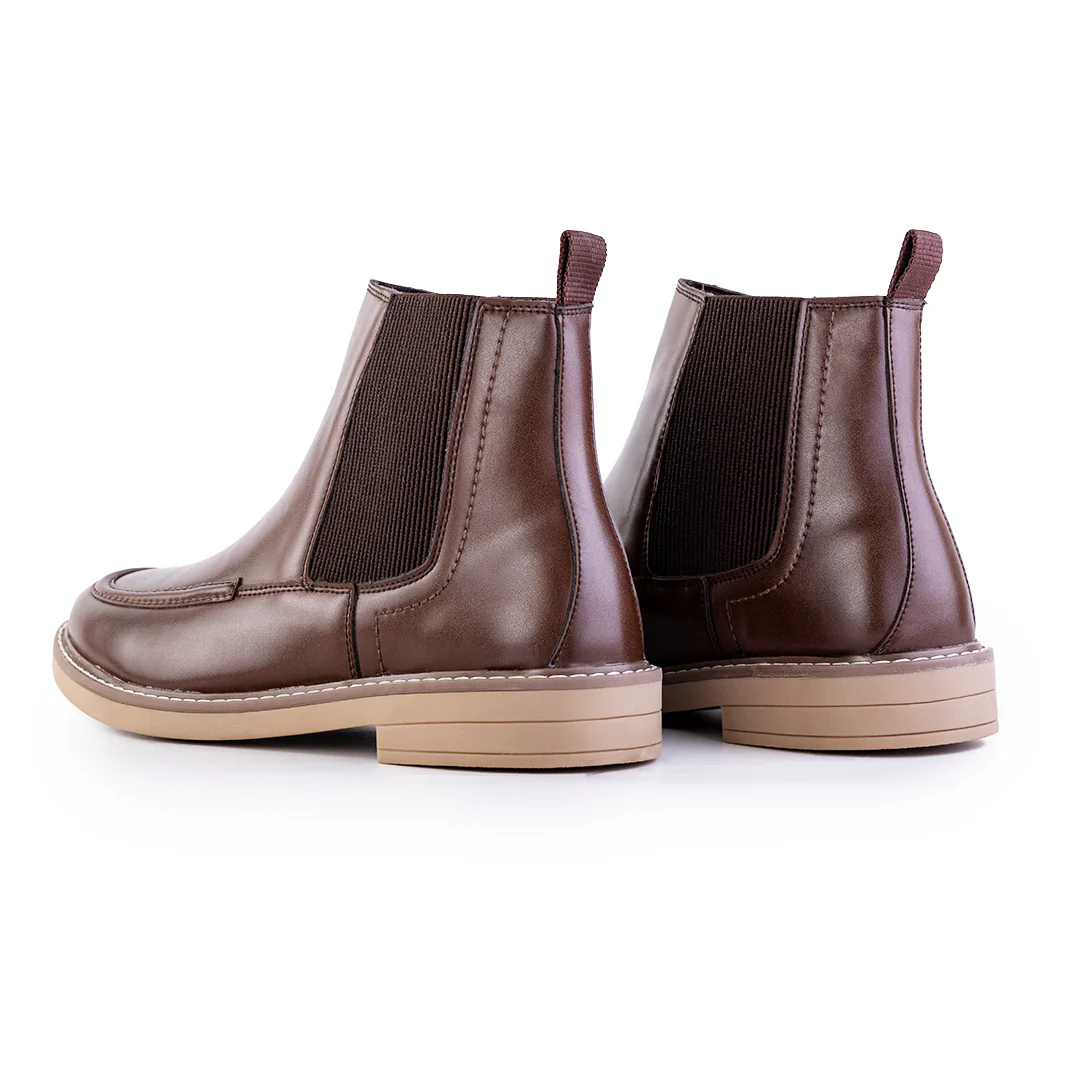 Monkstory Classic Chelsea Boots - Mocha Brown - Image 7
