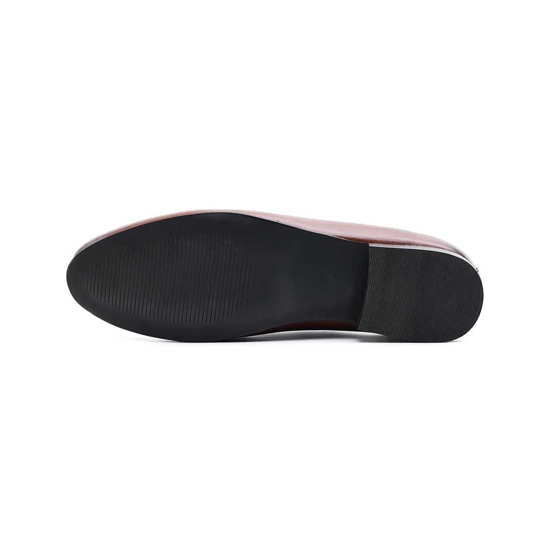 Monkstory Classic Embroidered Mojari - Brown - Image 5