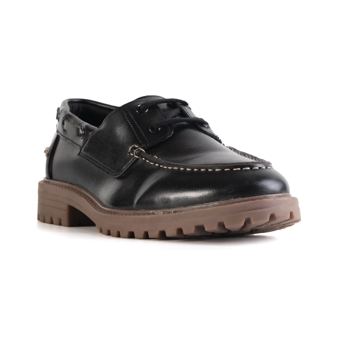 Monkstory Cosmopolitan Boat Loafers - Black - Image 6
