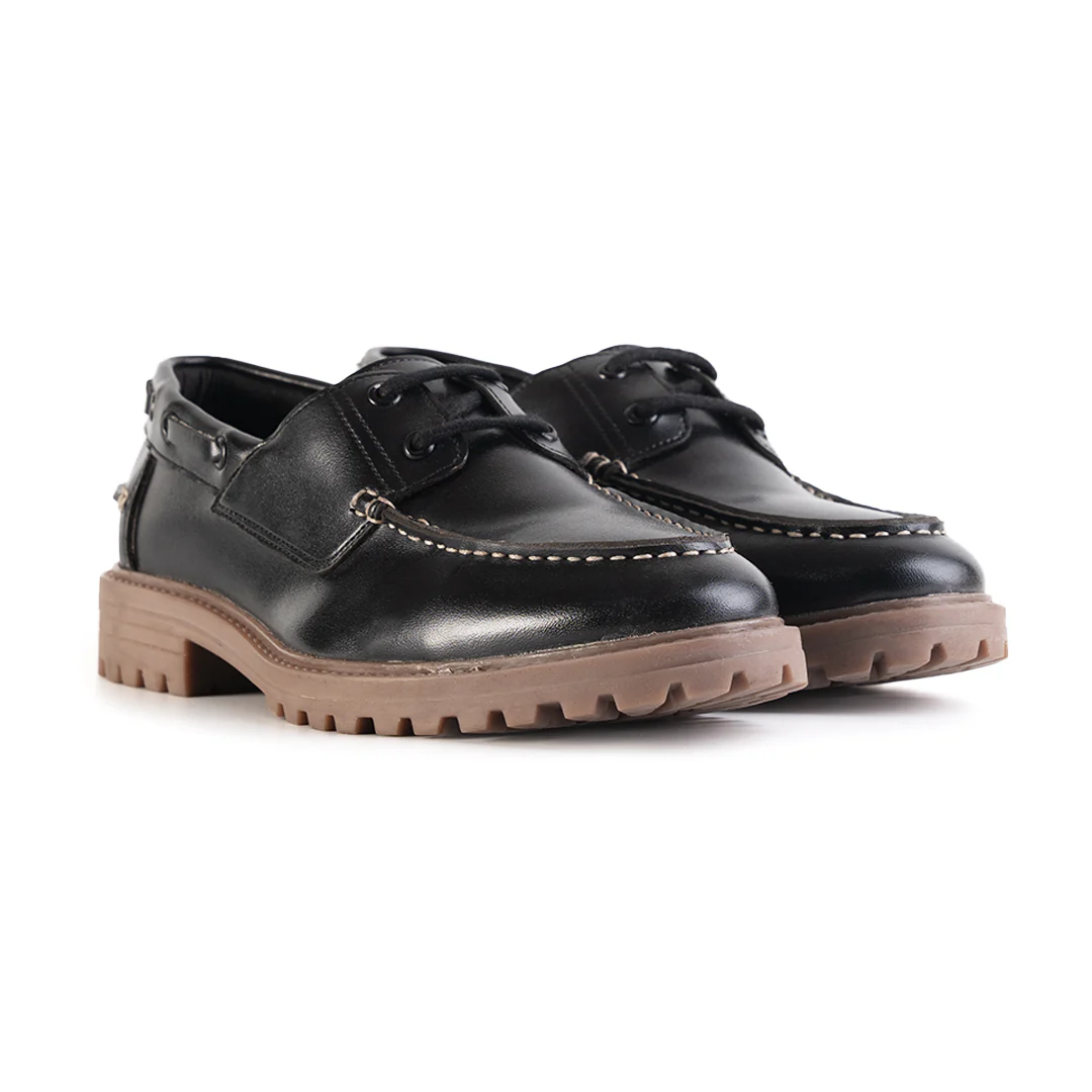 Monkstory Cosmopolitan Boat Loafers - Black - Image 7