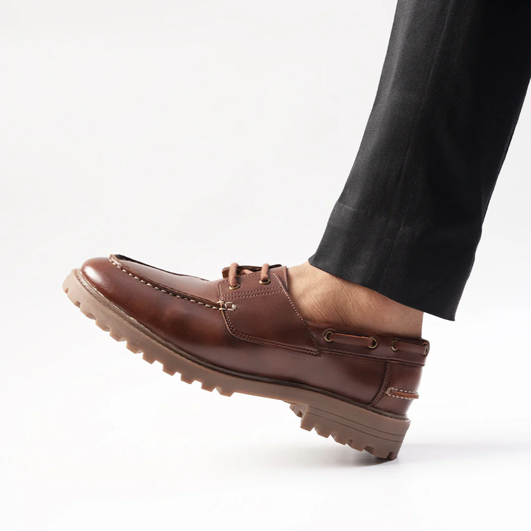 Monkstory Cosmopolitan Boat Loafers  - Tan - Image 2