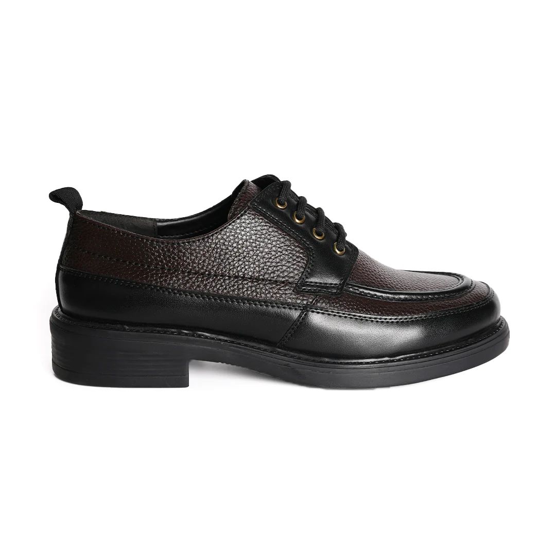 Monkstory Cosmopolitan Derby Lace-Ups - Black/Brown - Image 3