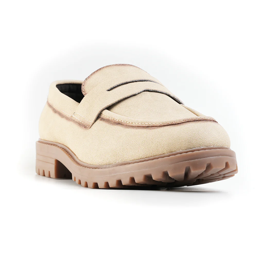 Monkstory Cosmopolitan Dune Penny Loafers - Beige - Image 3