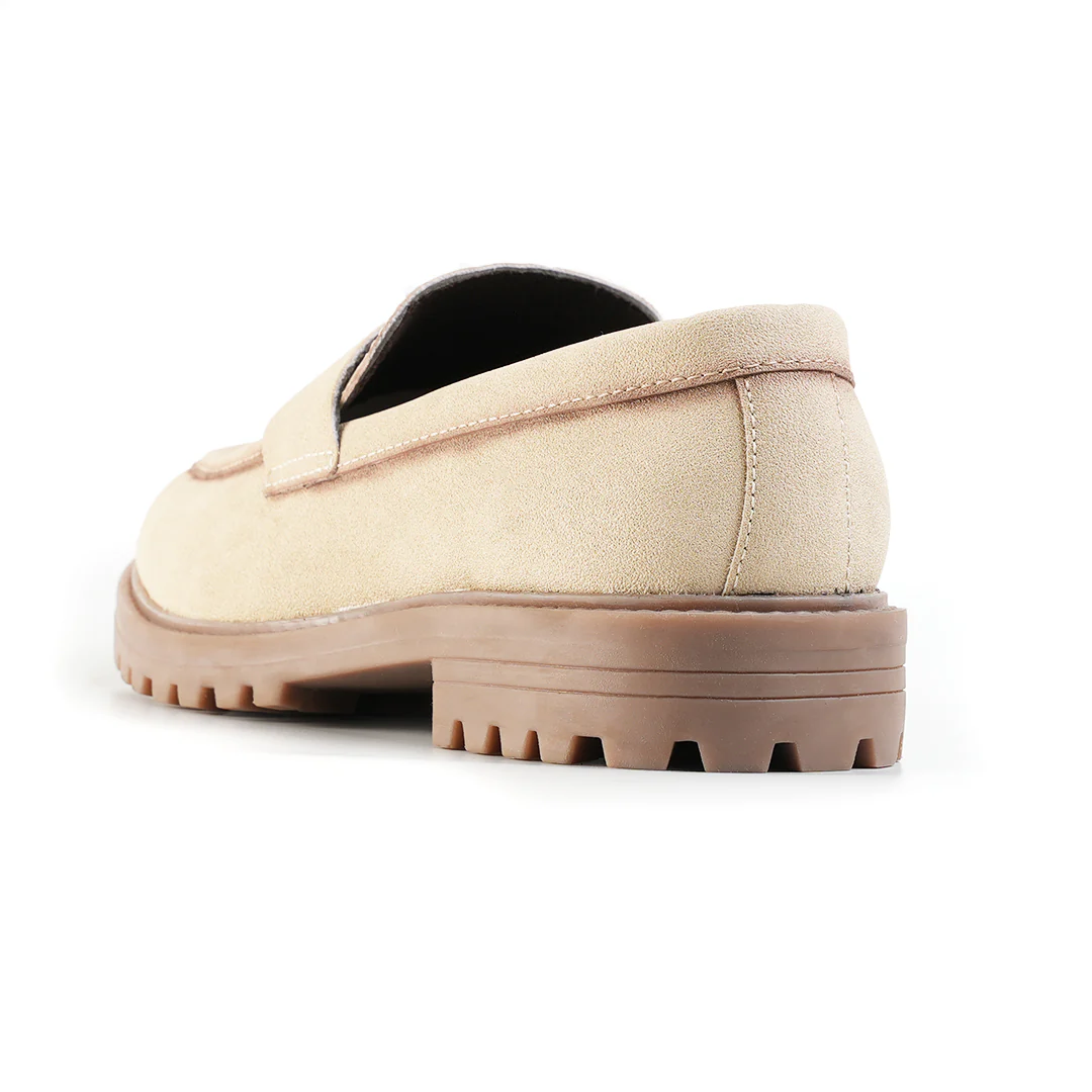 Monkstory Cosmopolitan Dune Penny Loafers - Beige - Image 4