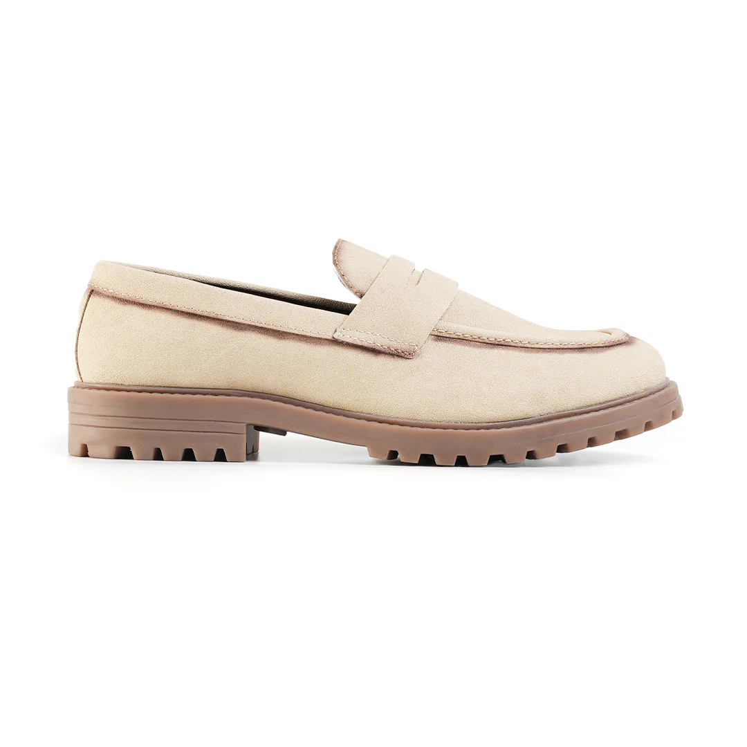 Monkstory Cosmopolitan Dune Penny Loafers - Beige - Image 9