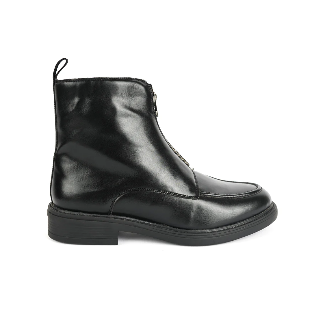 Monkstory Cosmopolitan Zip-Up Boots - Black - Image 4