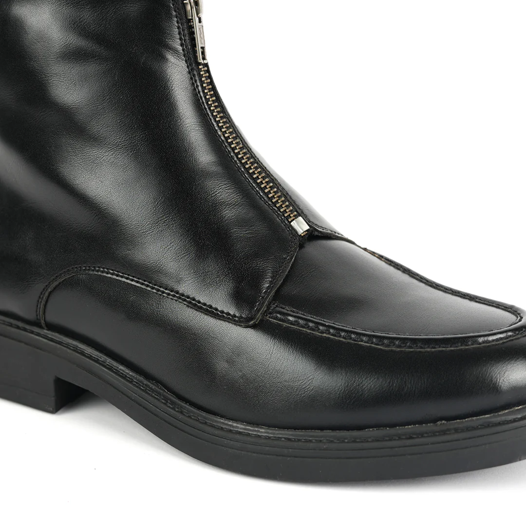 Monkstory Cosmopolitan Zip-Up Boots - Black - Image 5