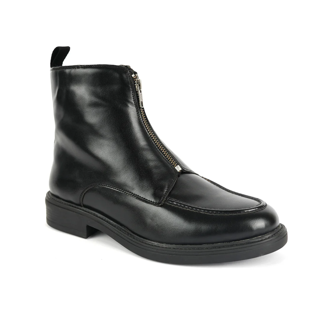 Monkstory Cosmopolitan Zip-Up Boots - Black - Image 6