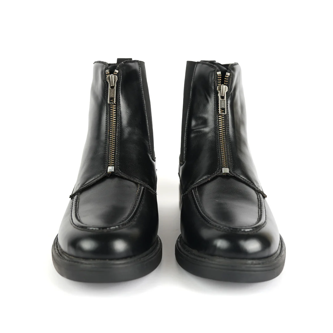 Monkstory Cosmopolitan Zip-Up Boots - Black - Image 9