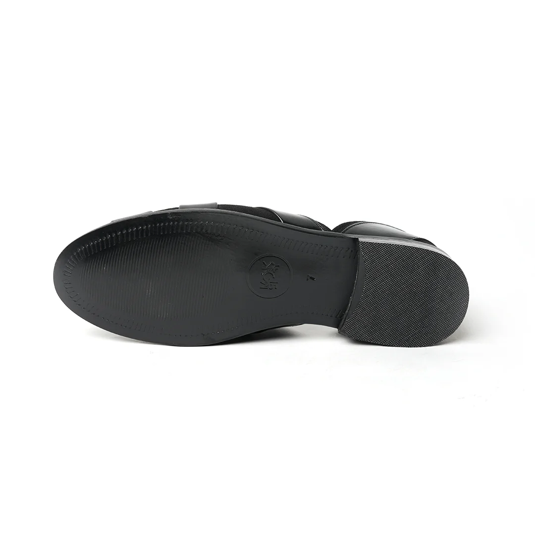Monkstory Criss Cross Slip-On Sandal - Black - Image 9