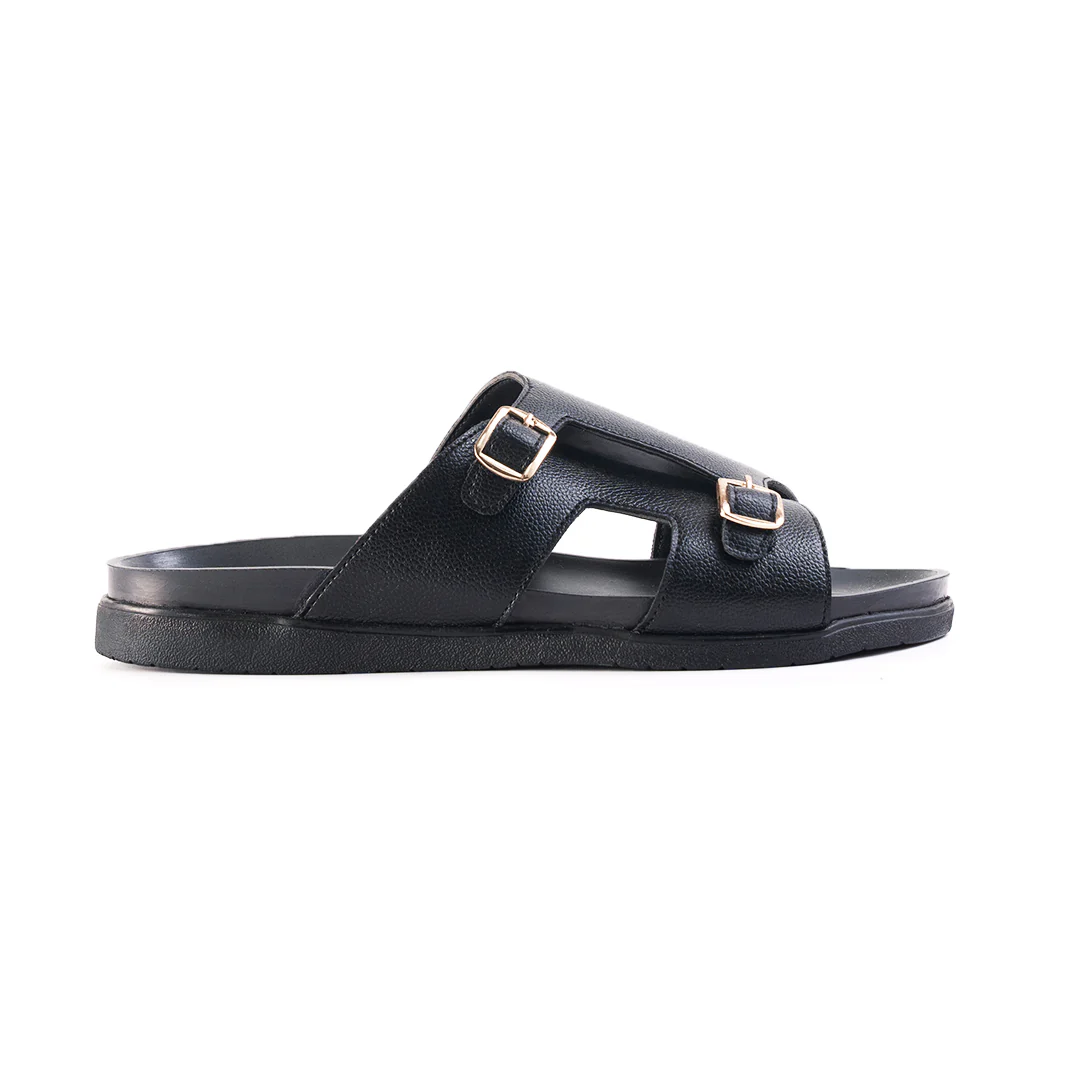 Monkstory Double Monk Footbed Sandals - Black - Image 3