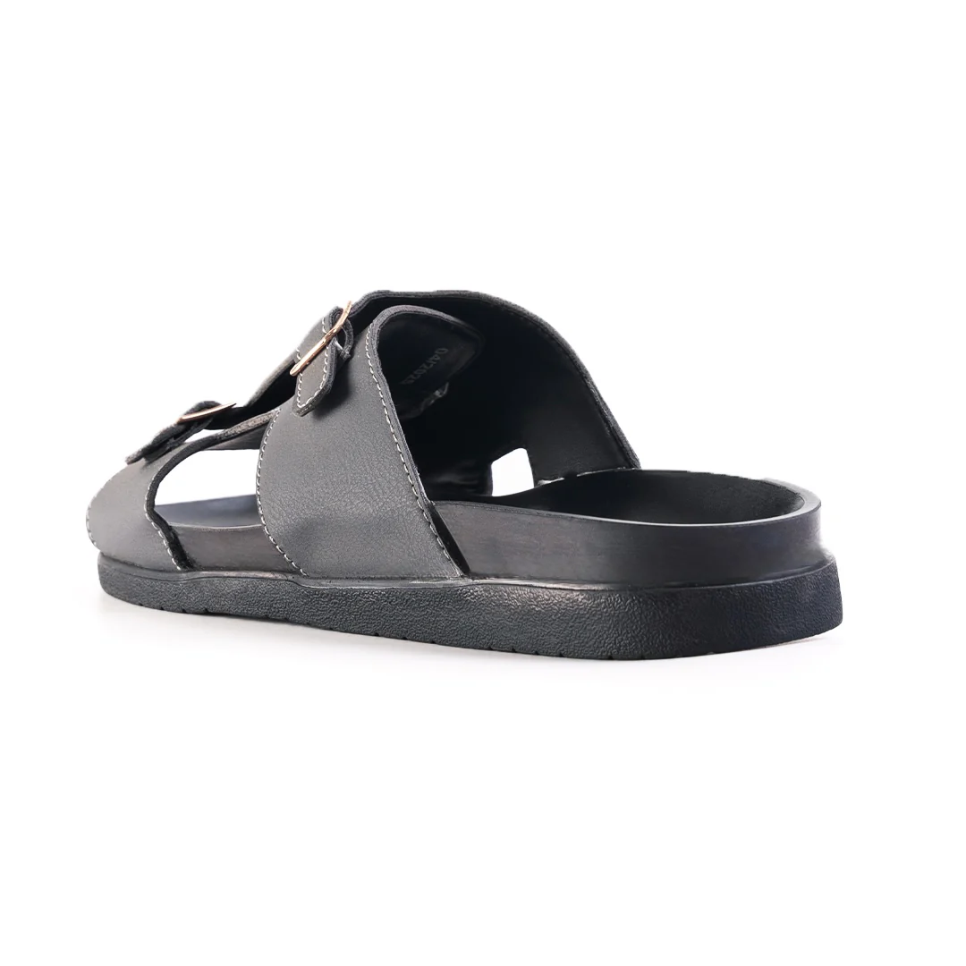 Monkstory Double Monk Footbed Sandals - Grey - Image 9