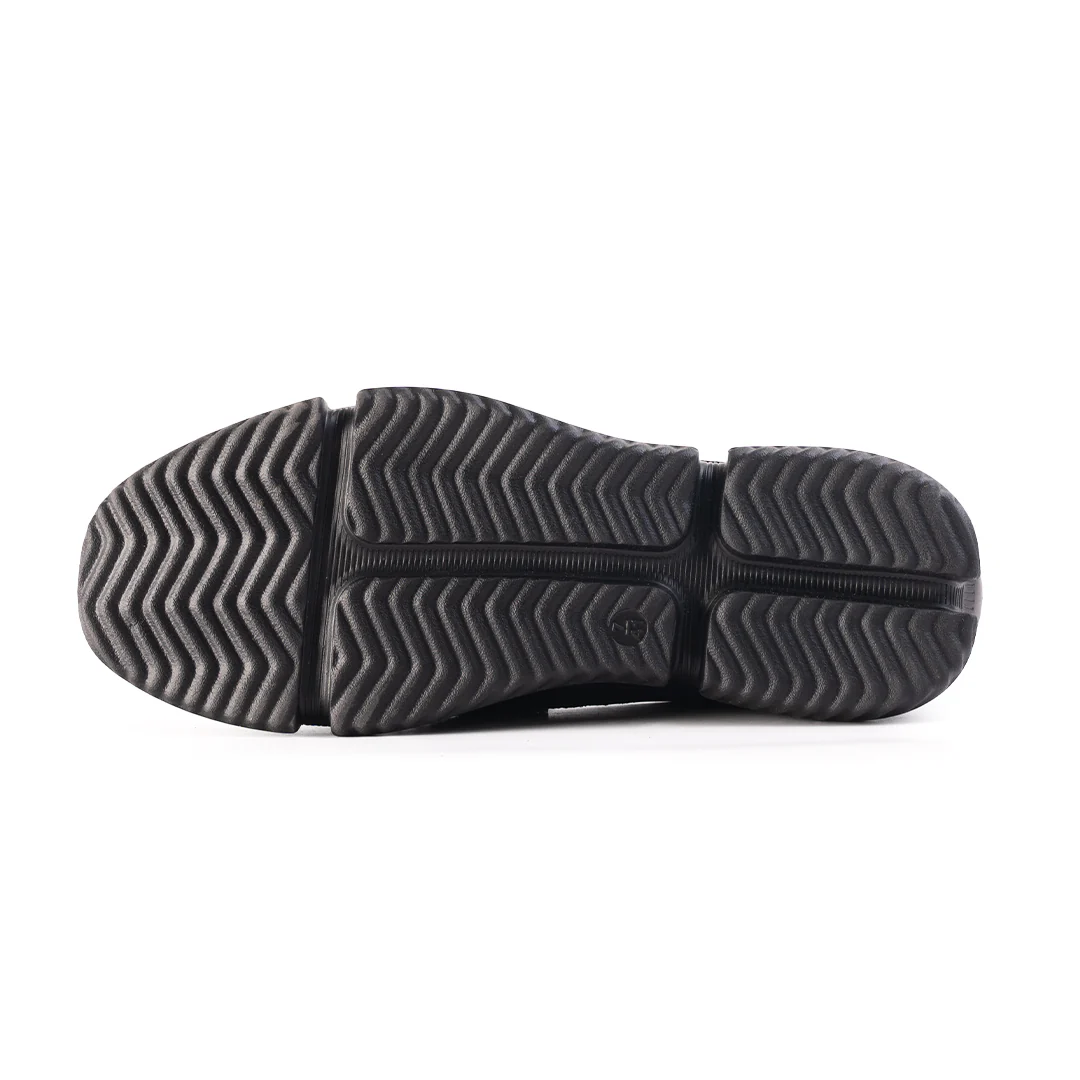 Monkstory Gravity Lift Supreme Comfort Mesh Slip-On Sneakers - Navy & Brown - Image 12