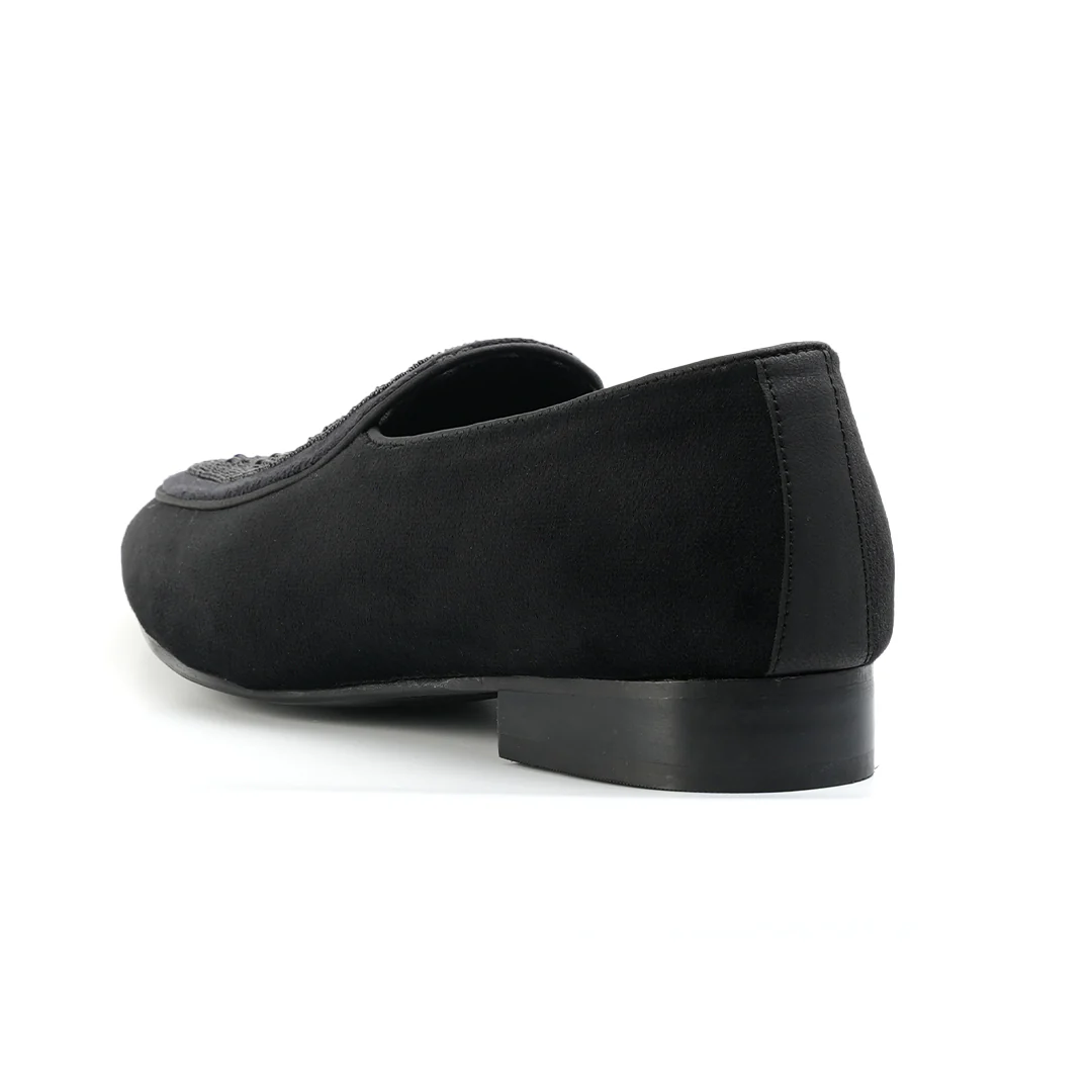 Monkstory Hand-Beaded Slip-ons - Black - Image 6