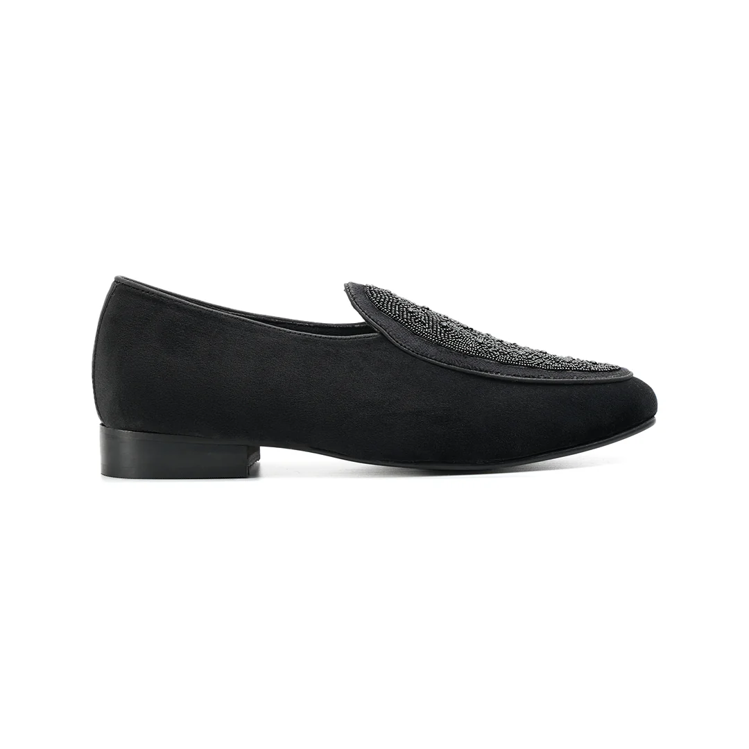 Monkstory Hand-Beaded Slip-ons - Black - Image 7