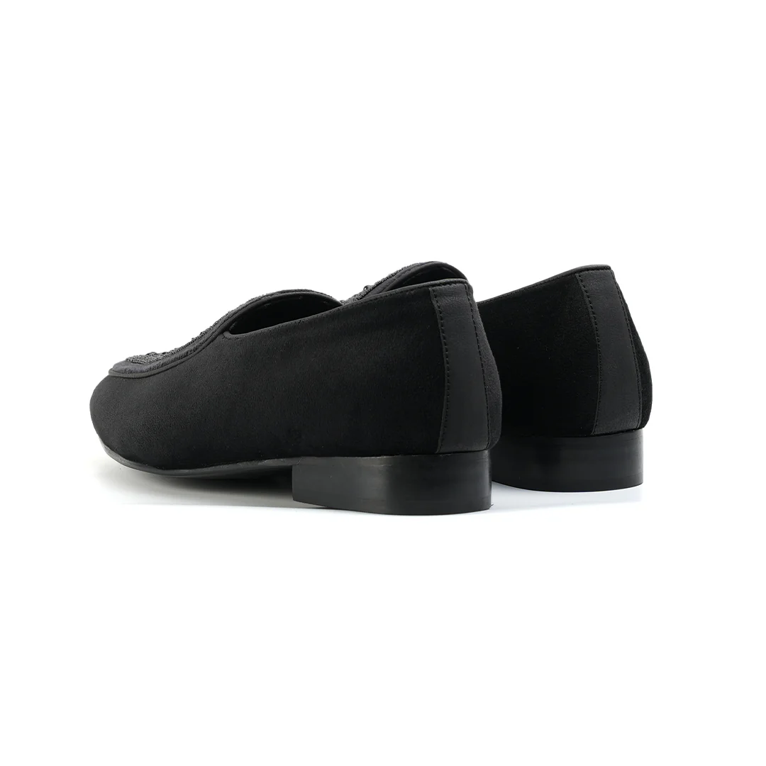Monkstory Hand-Beaded Slip-ons - Black - Image 8