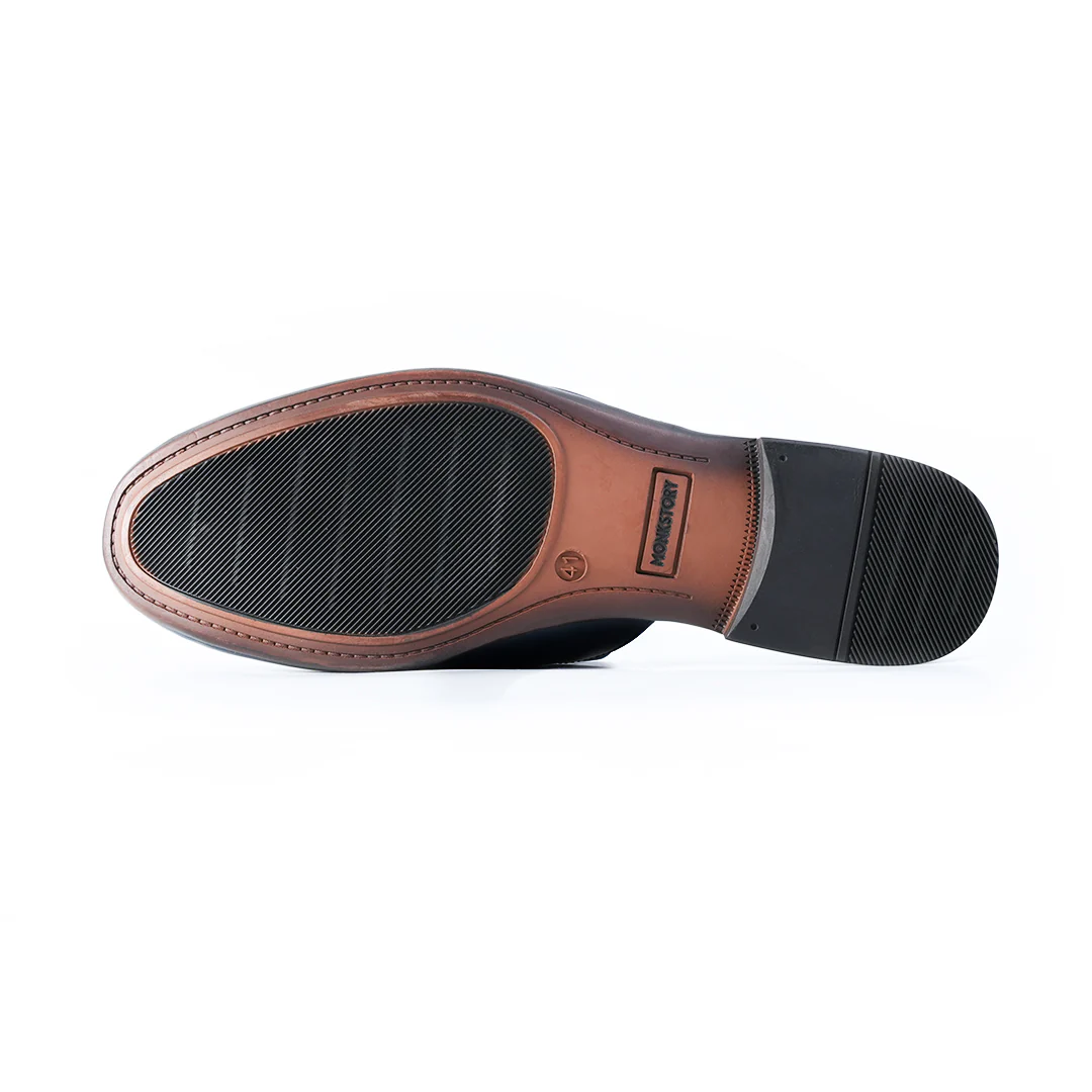 Monkstory Horsebit Classic Mules - Black - Image 7