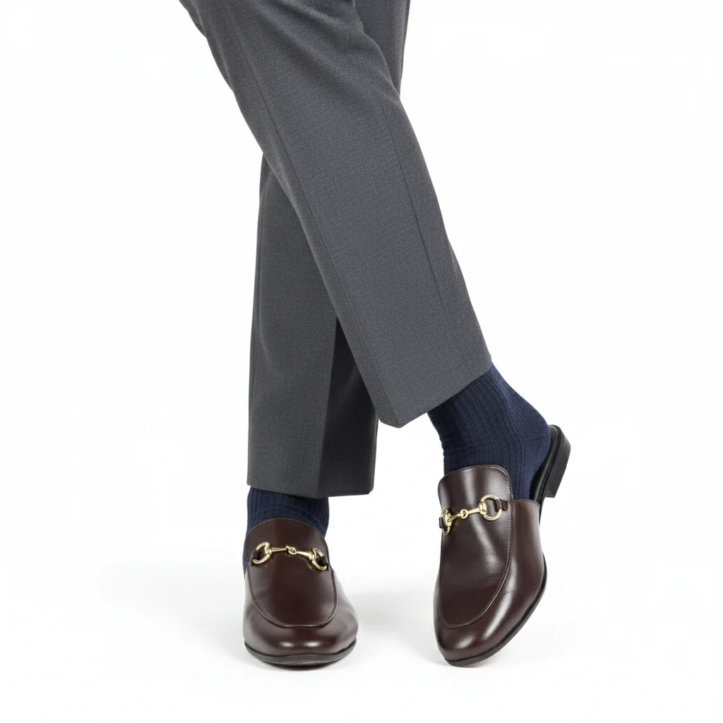 Monkstory Horsebit Classic Mules - Brown - Image 3