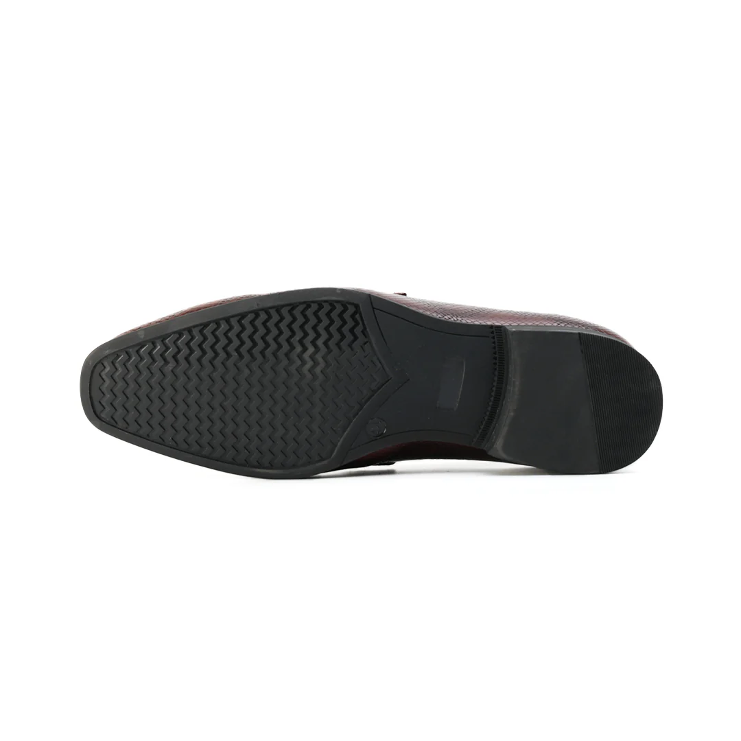 Monkstory Horsebit Snake-Effect Slip-Ons - Brown - Image 4