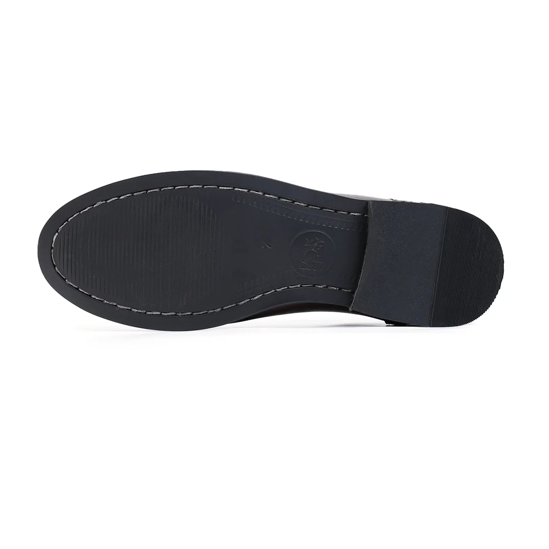 Monkstory Maharaja Zardosi Embroidered Slip-Ons – Brown - Image 11