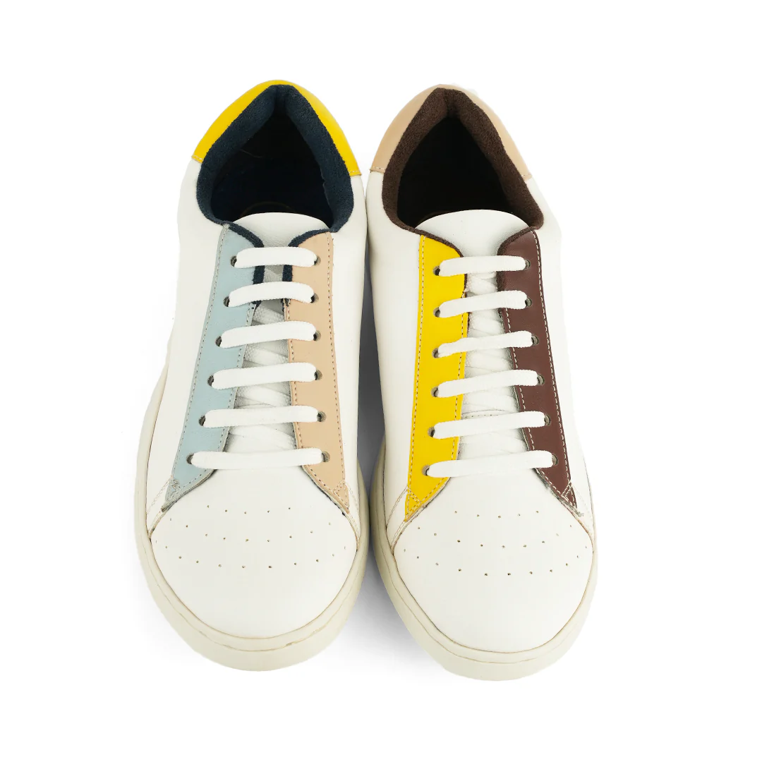 Monkstory Mismatch Alter-Ego Lace Sneakers - White - Image 9