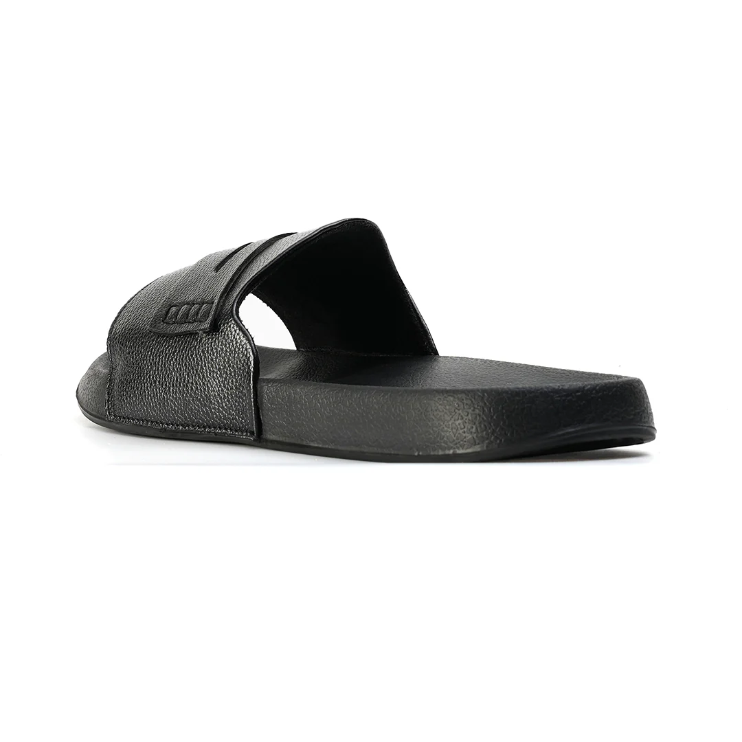 Monkstory Old Money Minimalist Sliders - Black - Image 6