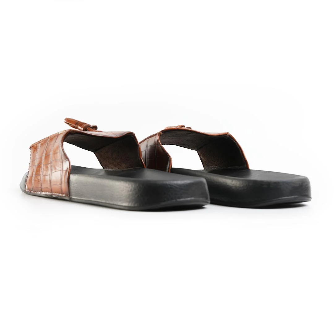 Monkstory Old Money Tassel Sliders - Tan - Image 9