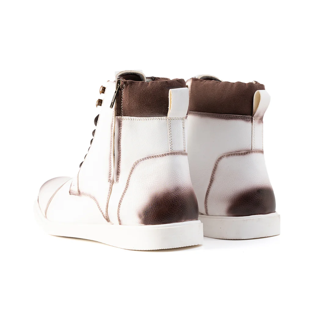 Monkstory Ombre High-Top Boots - White - Image 8