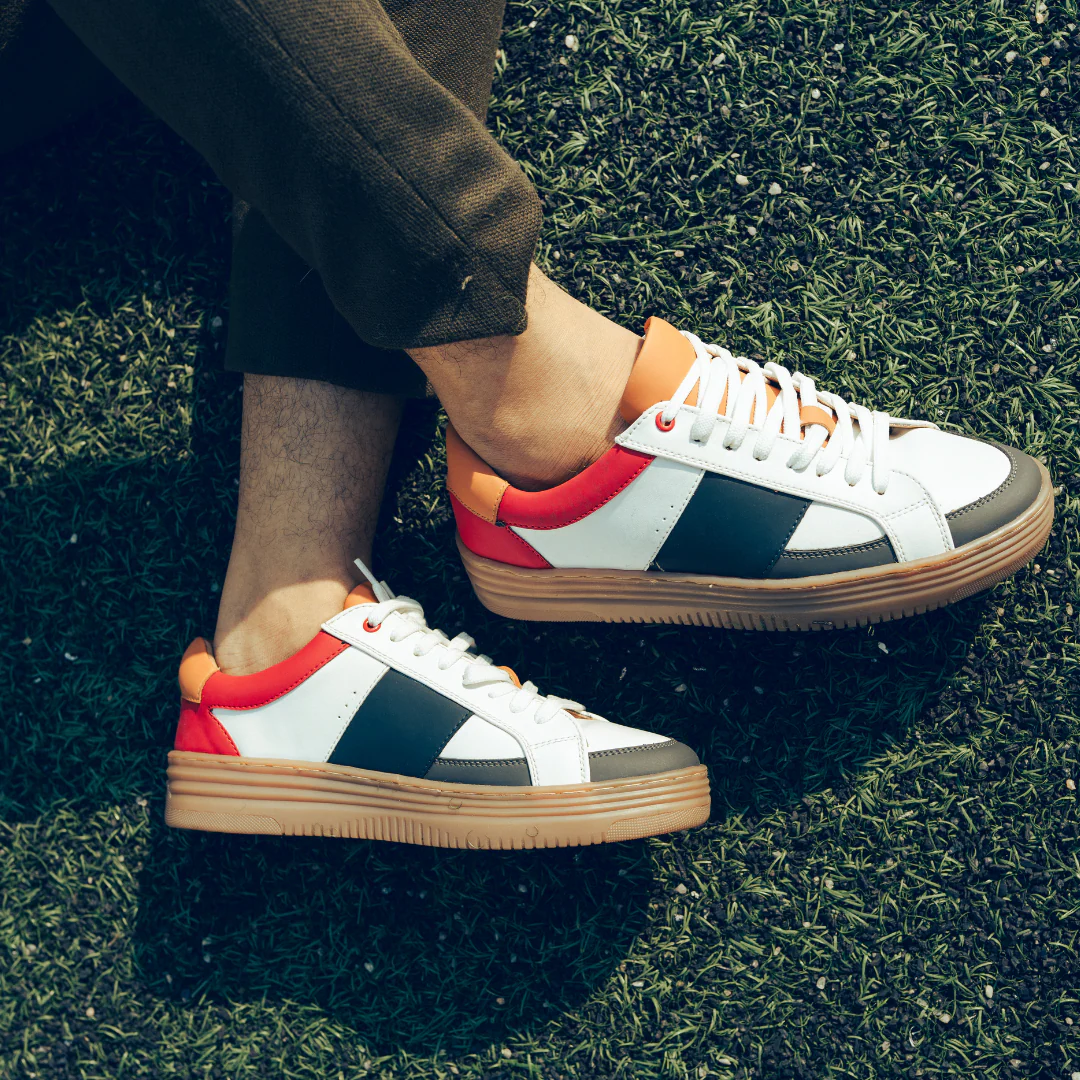 Monkstory Retro Multicolor Platform Sneakers - Image 2