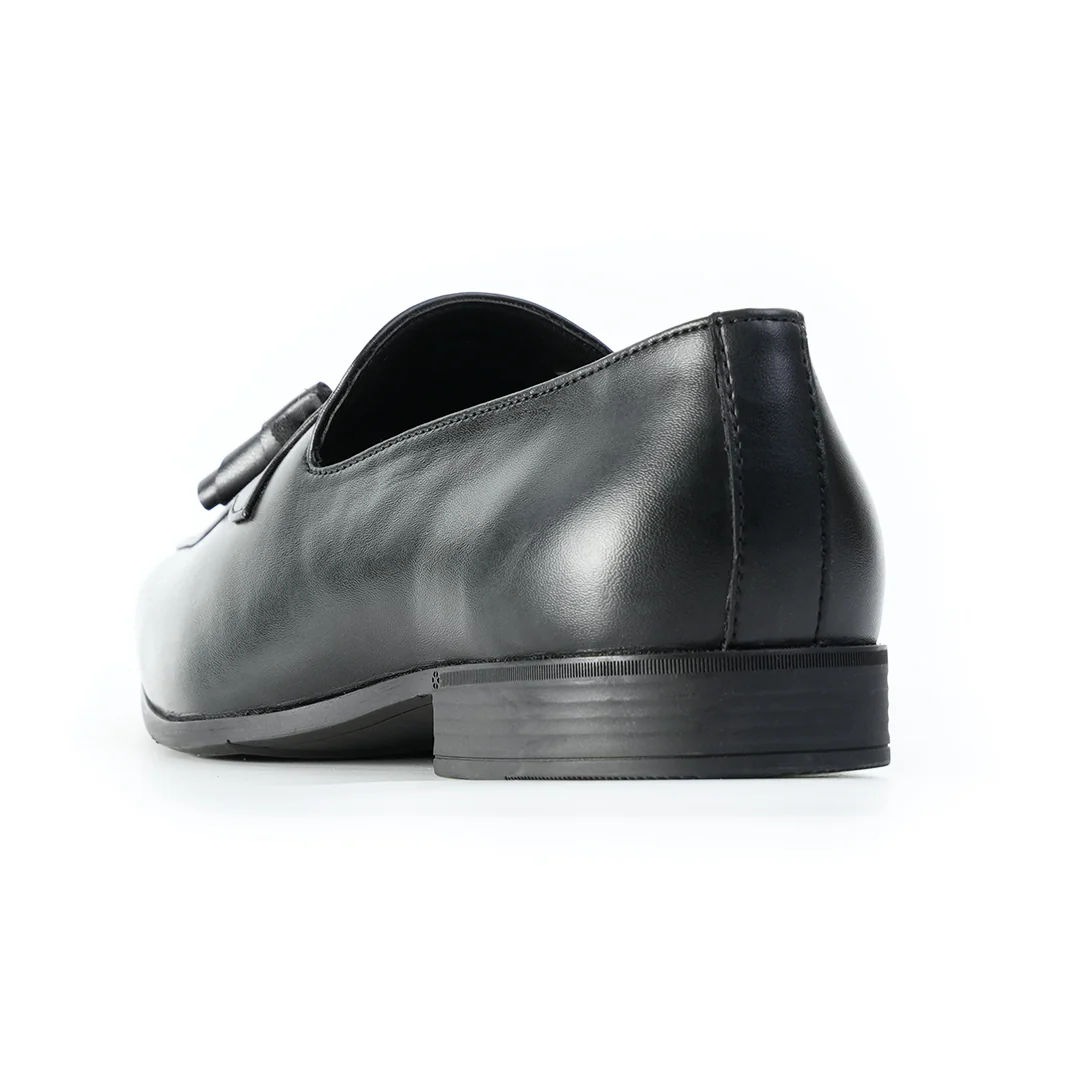 Monkstory Tassel Loafers with Rose-Gold Bit – Black - Image 7