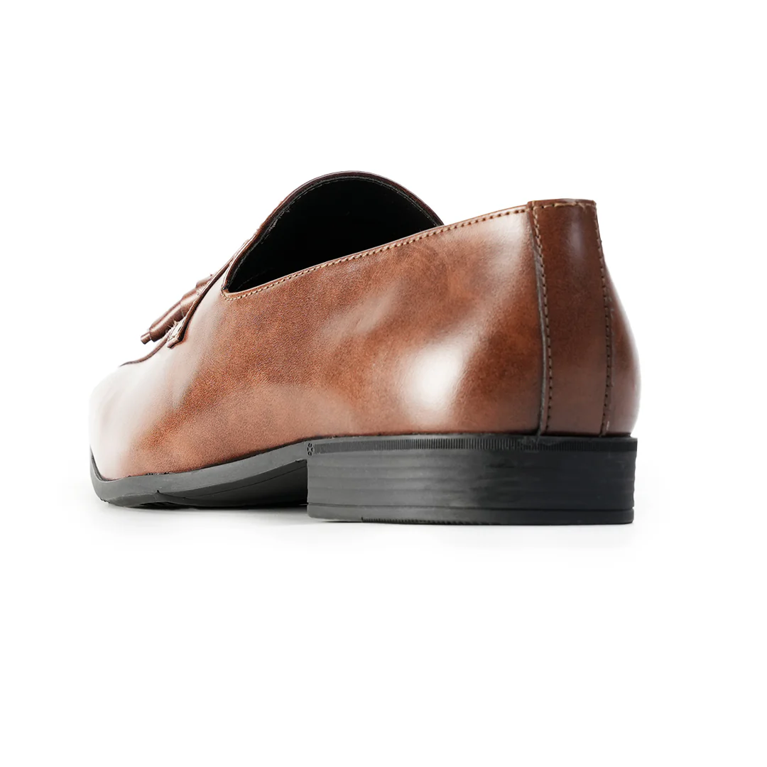 Monkstory Tassel Loafers with Rose-Gold Bit – Brown - Image 6
