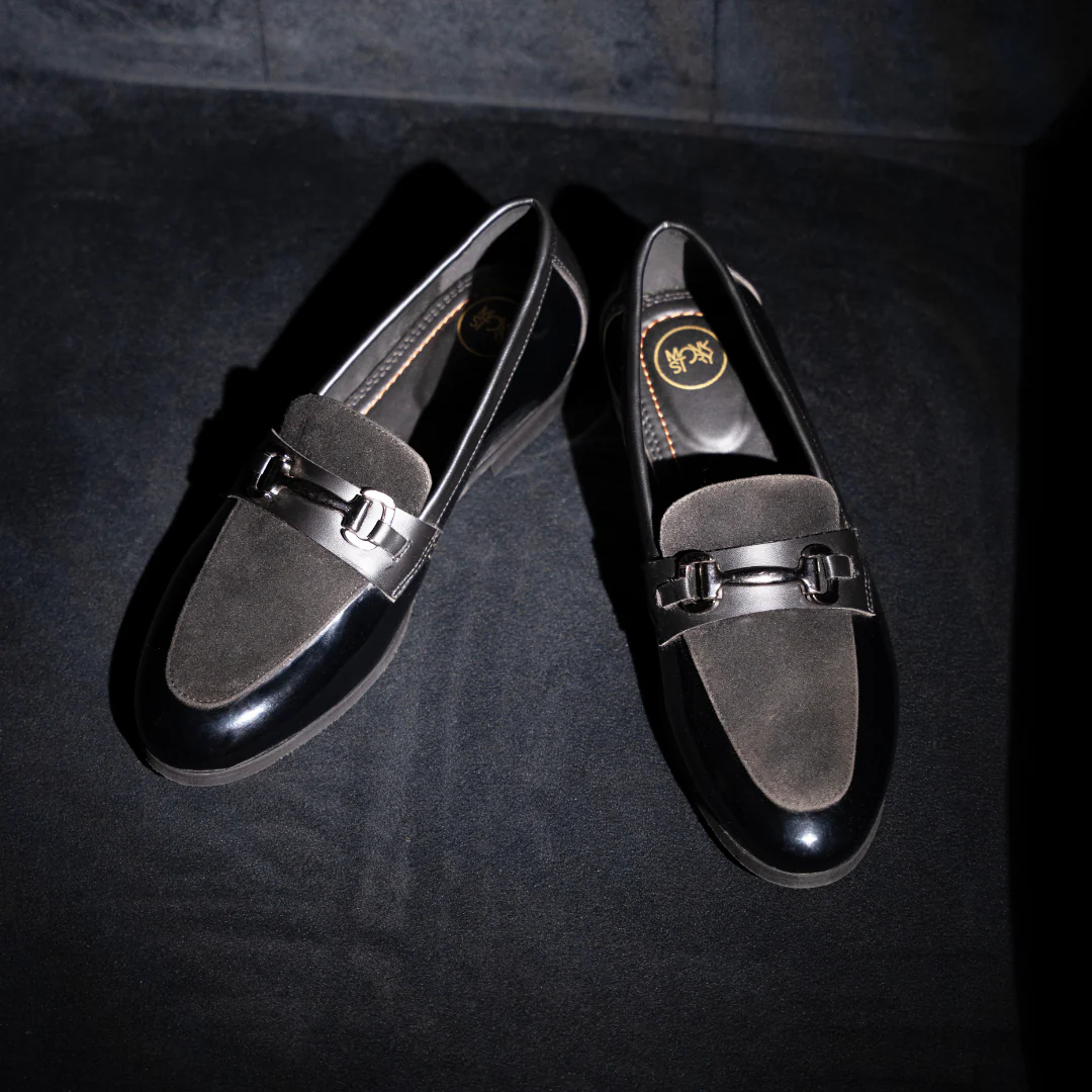 Monkstory Tux Bit Slip-Ons - Black - Image 2