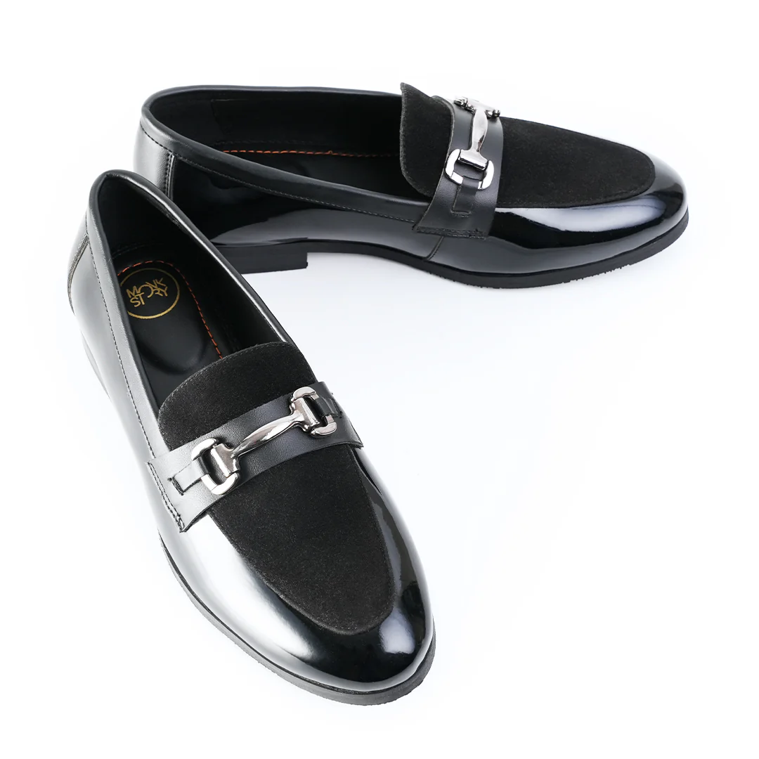 Monkstory Tux Bit Slip-Ons - Black - Image 5