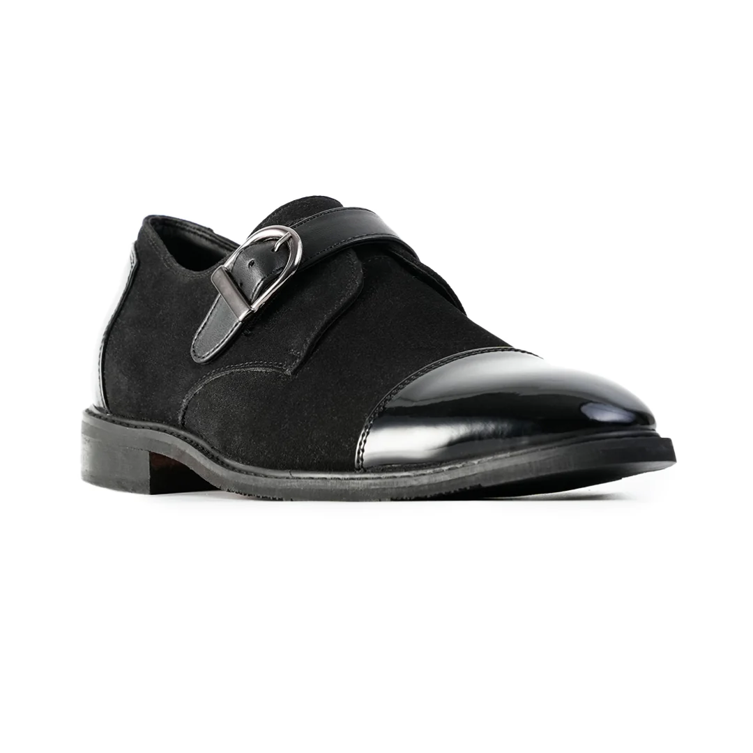 Monkstory Tuxedo Monkstrap Slip-Ons – Black - Image 5