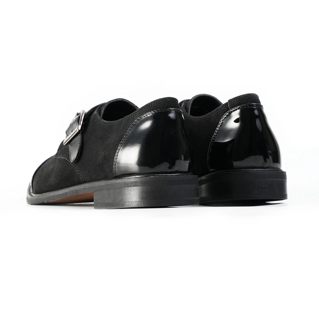 Monkstory Tuxedo Monkstrap Slip-Ons – Black - Image 8