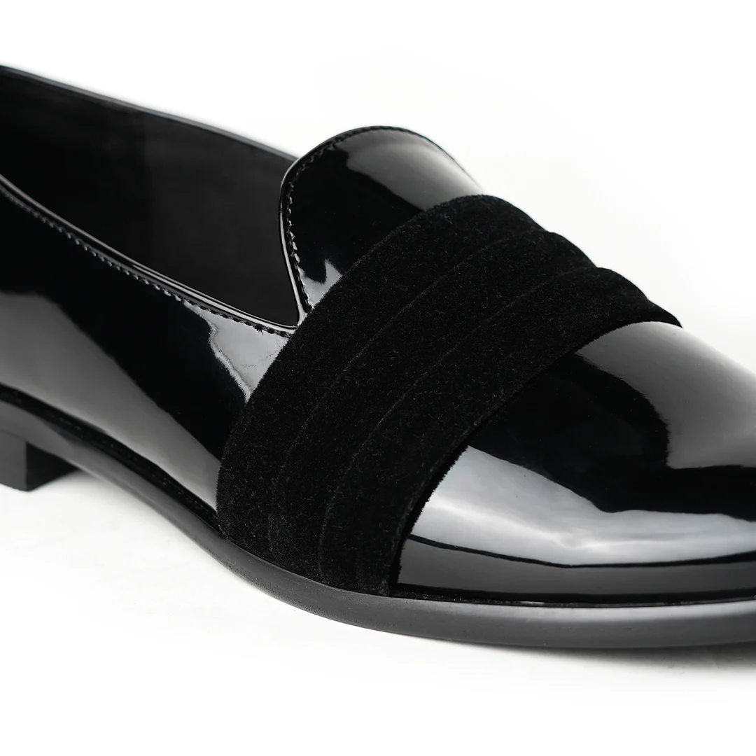Monkstory Tuxedo Slip-ons - Black - Image 4