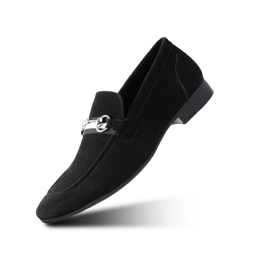 Monkstory Vintage Horsebit Loafers - Black