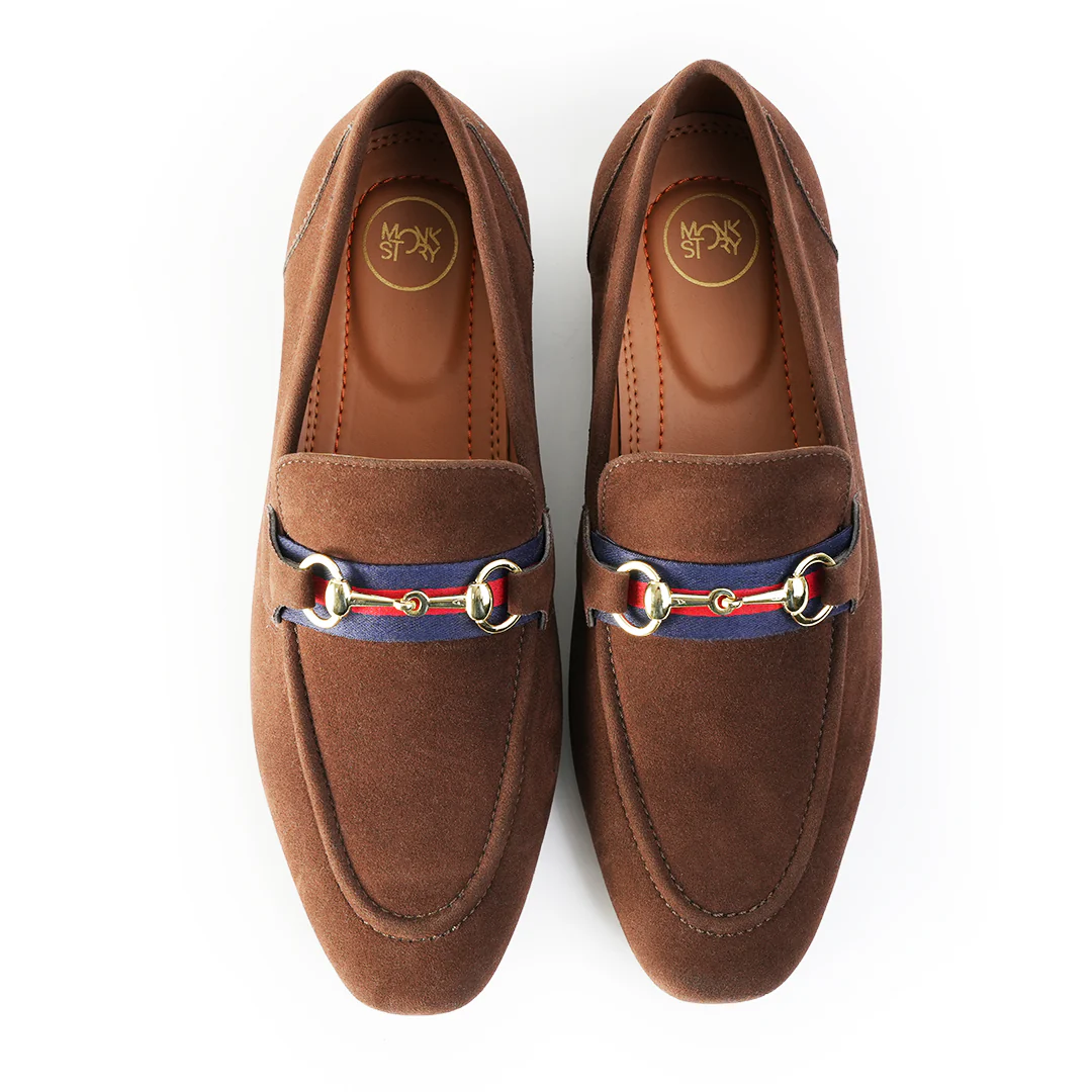 Monkstory Vintage Horsebit Loafers - Brown - Image 5
