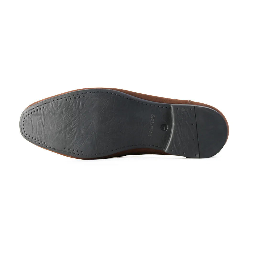 Monkstory Vintage Horsebit Loafers - Brown - Image 9