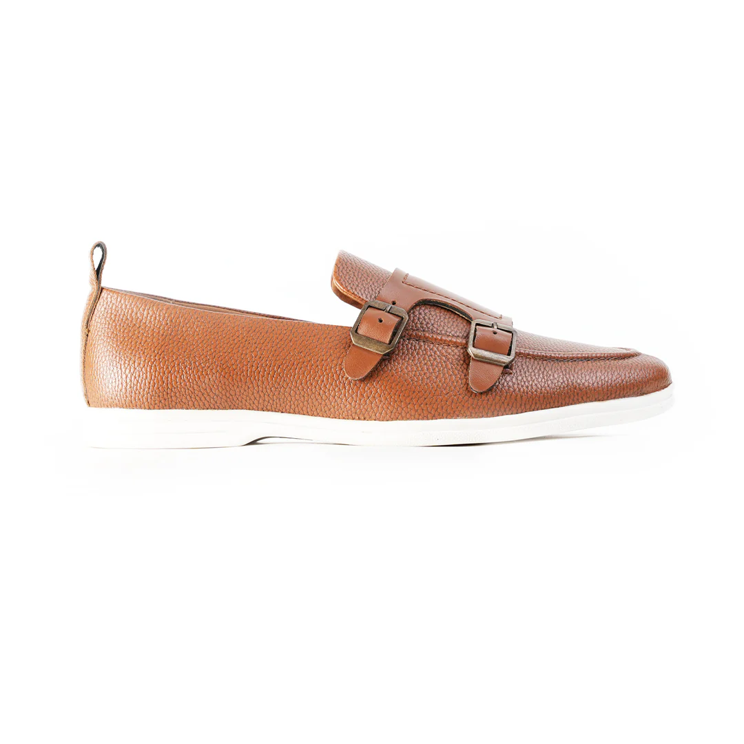 Monkstory Yacht Club Double Monk Slip-Ons - Tan - Image 3