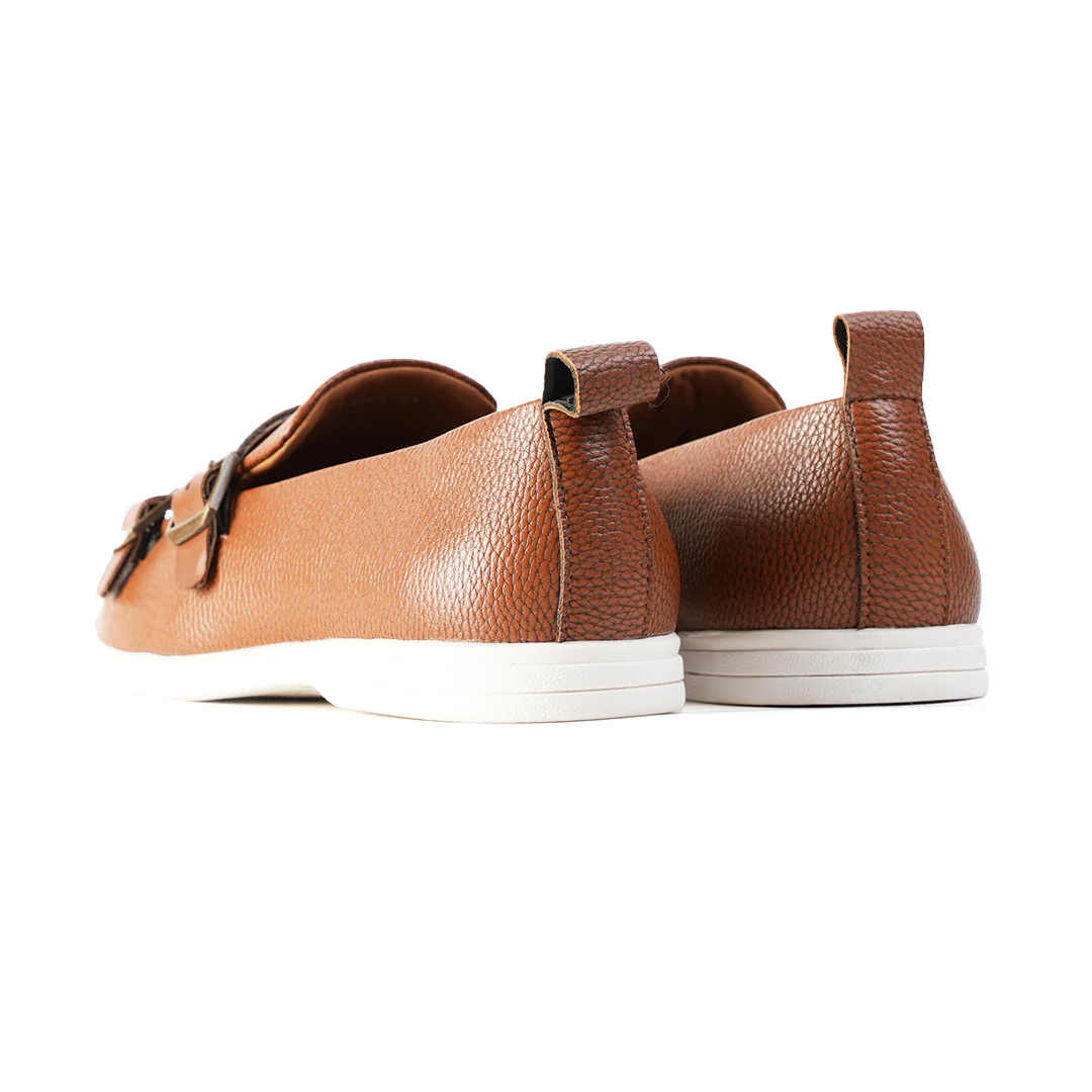 Monkstory Yacht Club Double Monk Slip-Ons - Tan - Image 8